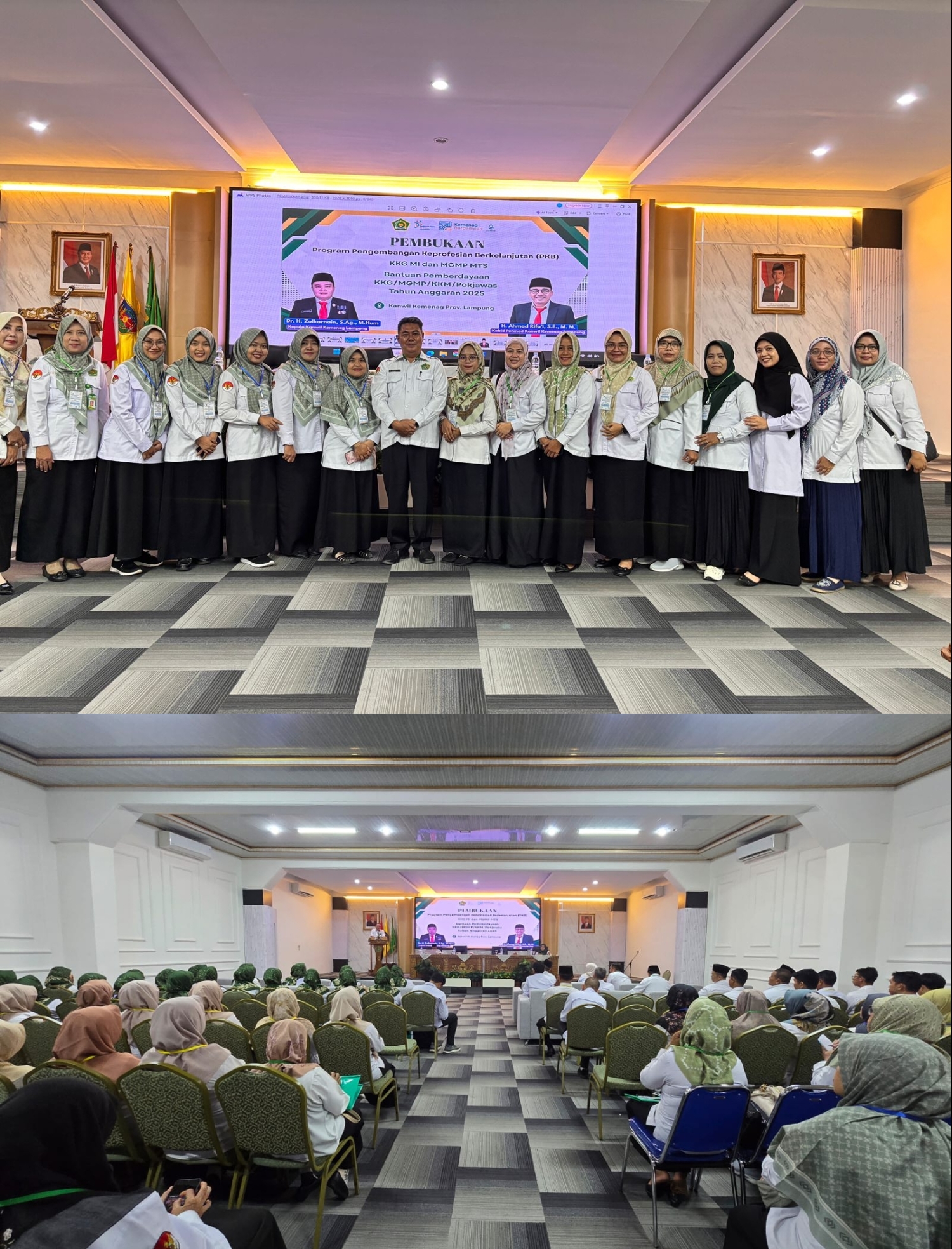 Perkuat Kompetensi Guru, MGMP Matematika dan MGMP Bahasa Indonesia MTsN 1 Bandar Lampung Ikuti Workshop  Pengembangan Modul KBC Berbasis Ekoteologi