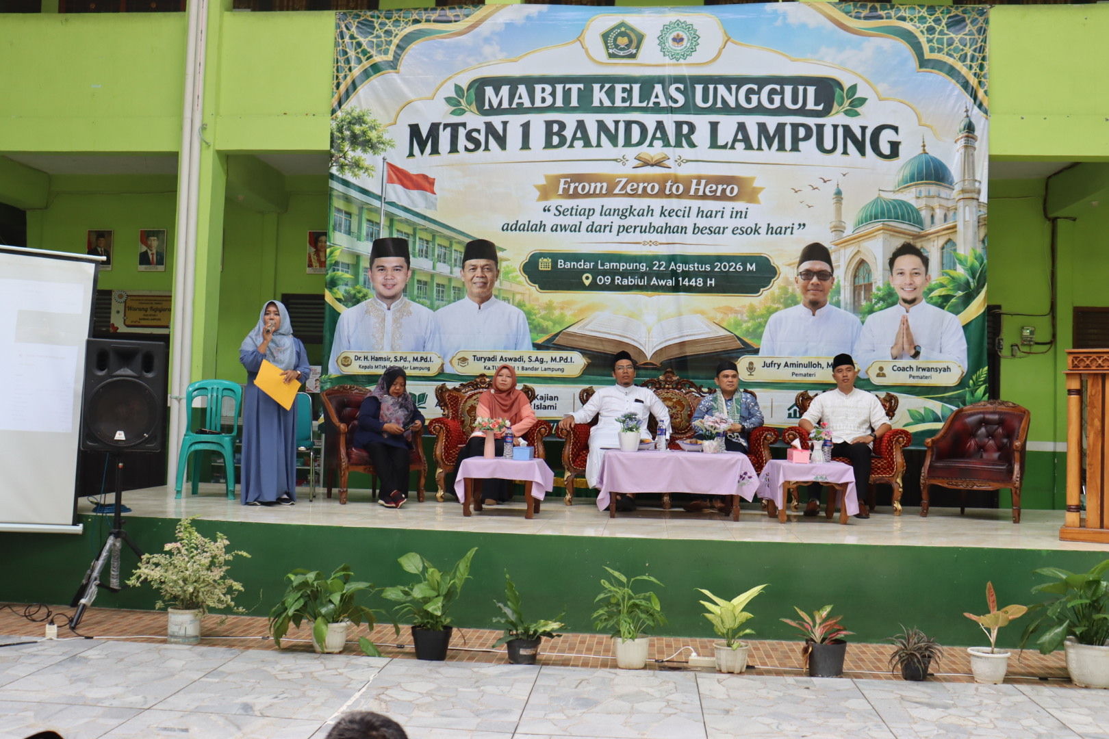 Kepala MTsN 1 Bandar Lampung Resmi Buka MABIT 2026, Tanamkan Semangat Menuju Perubahan Besar