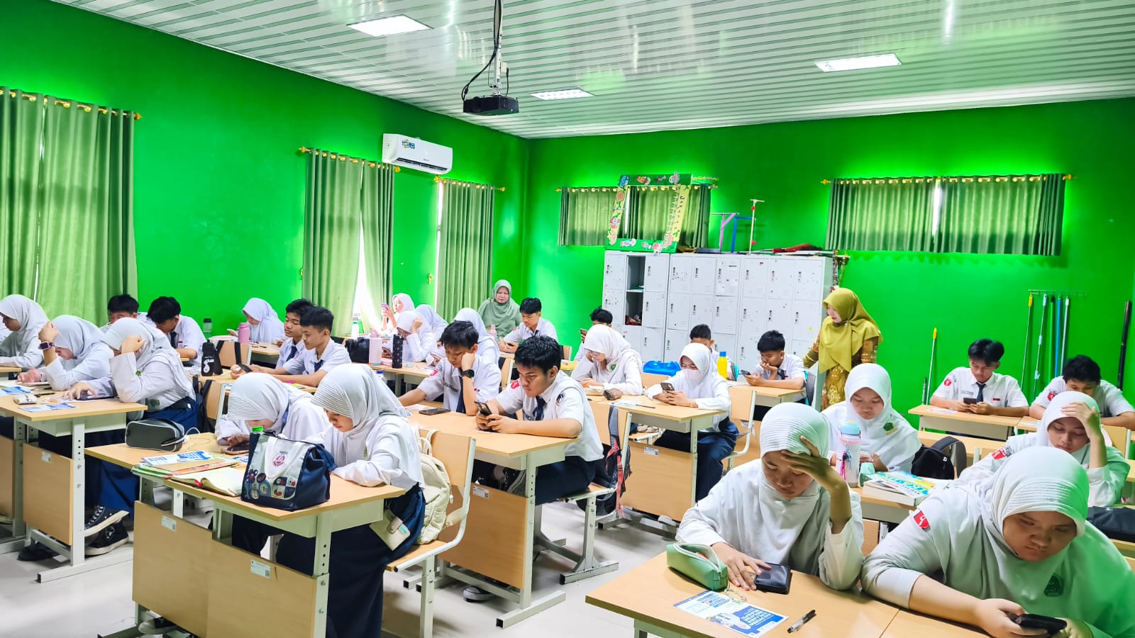 Mantapkan Kesiapan Hadapi TKA, MTsN 1 Bandar Lampung Gandeng Nurul Fikri  Adakan Tryout TKA