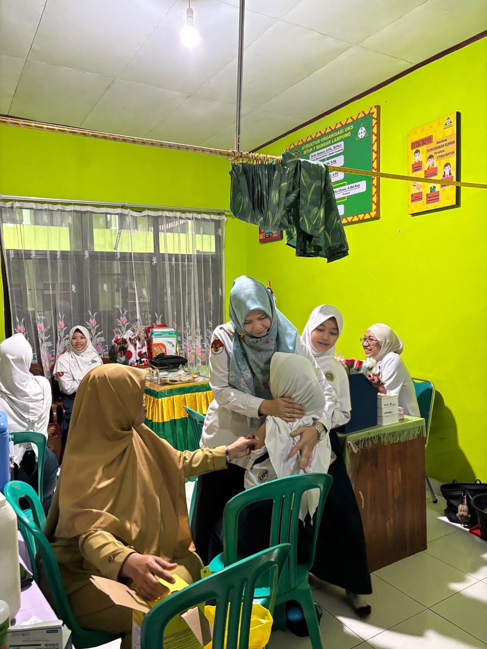 MTsN 1 Bandar Lampung Dukung Pelaksanaan BIAS HPV bagi Siswi Kelas IX
