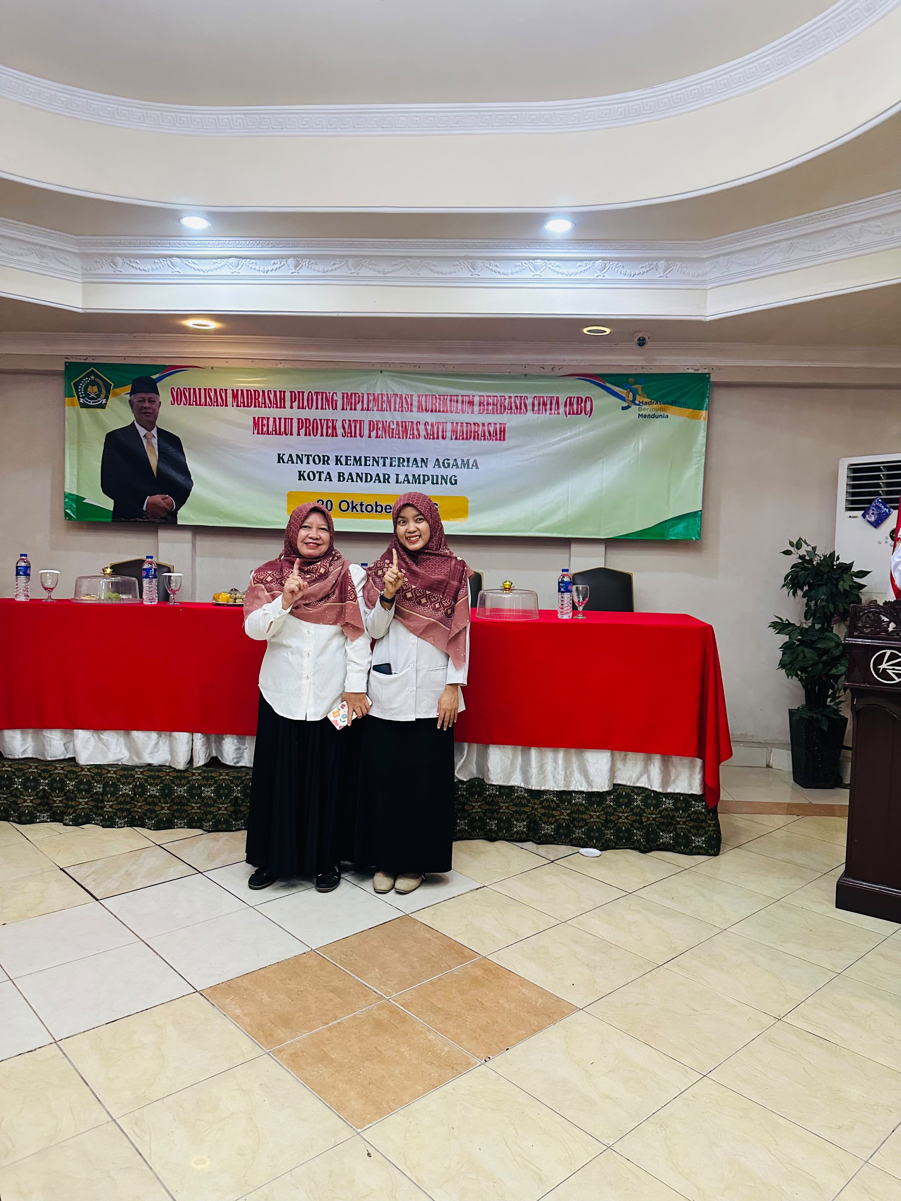 Perkuat Transformasi Pendidikan, MTsN 1 Bandar Lampung Ikuti Sosialisasi Madrasah Piloting KBC